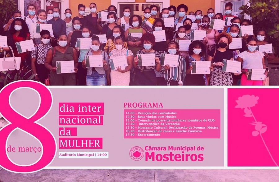 Efeméride: Dia Internacional da Mulher comemorado no Auditório Municipal